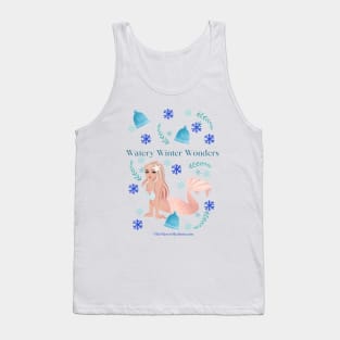 The Maven Medium- Watery Winter Wonders Tank Top